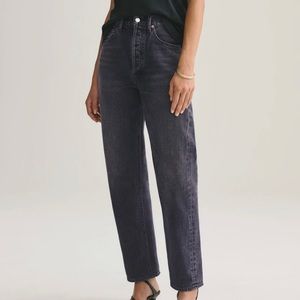 Size 22 Agolde 90s midrise loose jean photogram